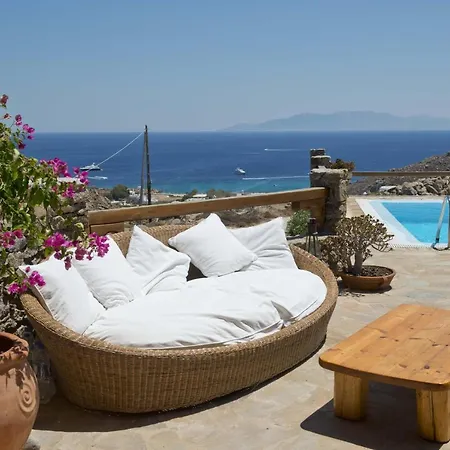 别墅 Authentic Seaview Luxury Pool - Agrari Mykonos Town